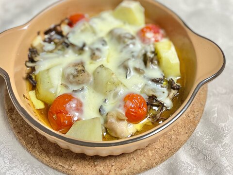 鶏肉と野菜のチーズ焼き